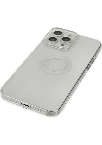 iPhone 13 Pro Max Kılıf Santa Lens Silikon - Şeffaf - YKD2222-4557