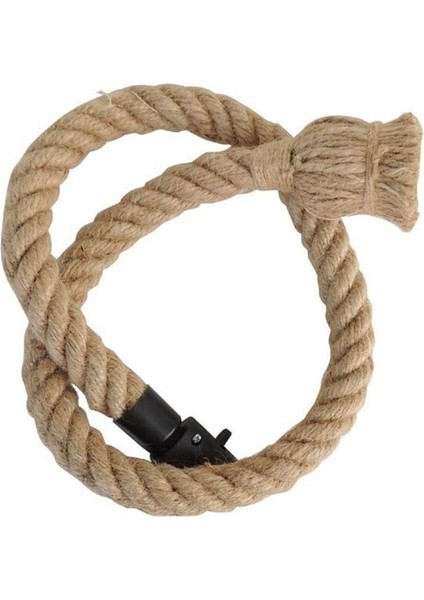 Bej Dekoratif Halat Aplik E27 Duylu, Şık ve Modern Iç Mekan Aydınlatması