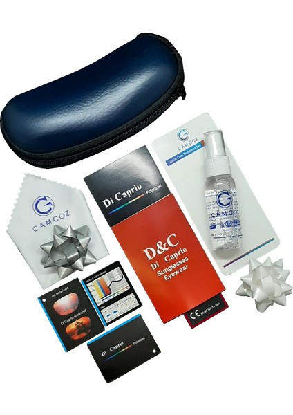 DC4024BLACK Kare Model Premium Çerçeve Polarize Camlı Unisex Güneş Gözlüğü modelleri