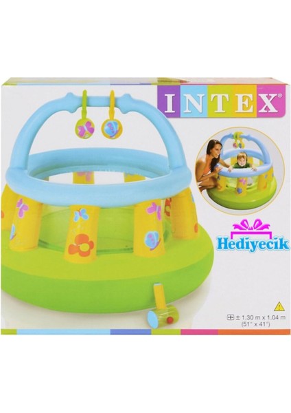 Yeşil Şişme Bebek Oyun Havuzu 130X104 Cm, Eğlenceli ve Güvenli Oyun Alanı