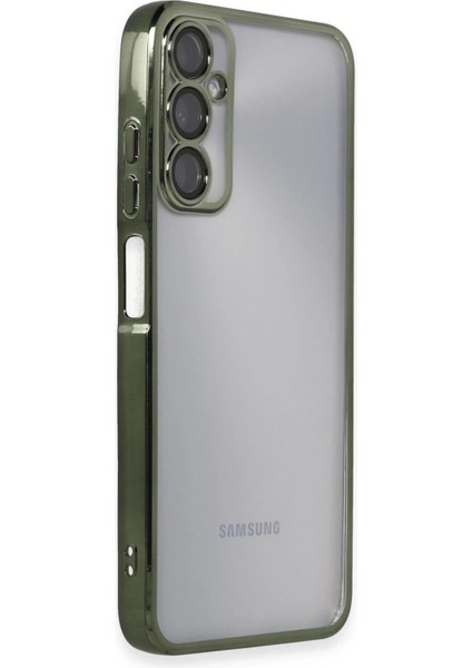 Samsung Galaxy A05S Kılıf Lensli Silikon - Yeşil - YKD1614-2706