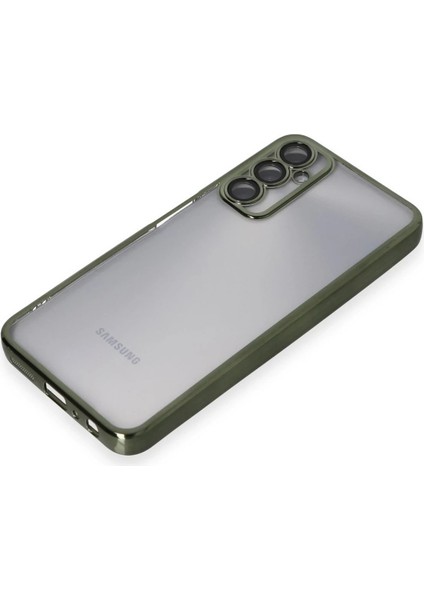 Samsung Galaxy A05S Kılıf Lensli Silikon - Yeşil - YKD1614-2706