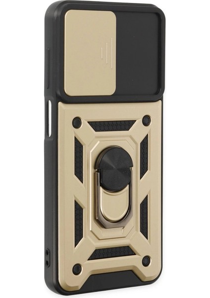 Samsung Galaxy M13 Kılıf Pars Lens Yüzüklü Silikon - Gold - YKD9319-4914 fiyatları