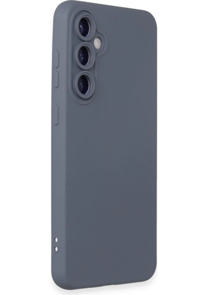 Samsung Galaxy S23 Fe Kılıf Nano Içi Kadife Silikon - Gri - YKD2983-3292