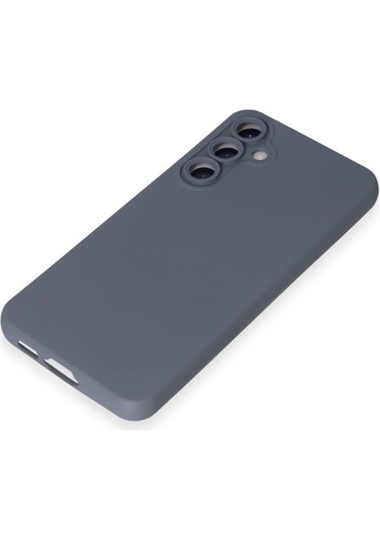 Samsung Galaxy S23 Fe Kılıf Nano Içi Kadife Silikon - Gri - YKD2983-3292