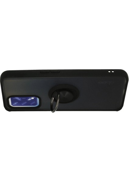 Oppo A74 4g Kılıf Montreal Yüzüklü Silikon Kapak - Siyah - YKD6829-4116 modelleri