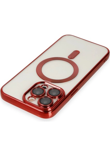 iPhone 13 Pro Kılıf Kross Magneticsafe Kapak - Kırmızı - YKD5776-1850