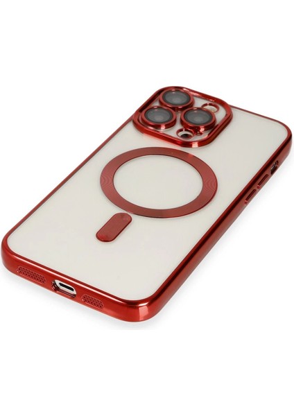 iPhone 13 Pro Kılıf Kross Magneticsafe Kapak - Kırmızı - YKD5776-1850