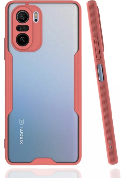 Xiaomi Poco F3 Kılıf Platin Silikon - Pembe - YKD2472-6376