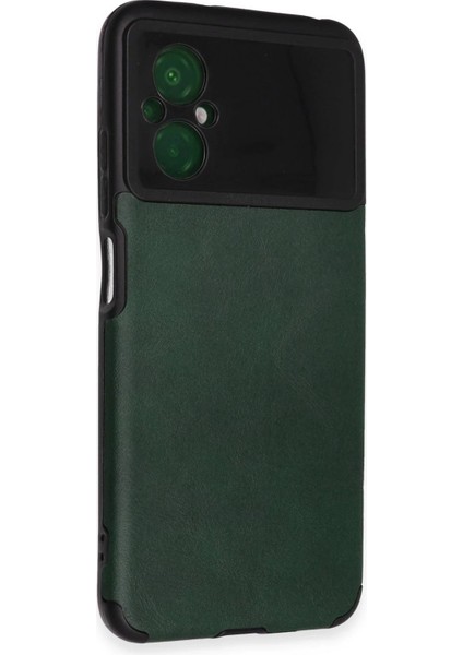 Xiaomi Poco M5 Kılıf Loop Deri Silikon - Yeşil - YKD8371-3082