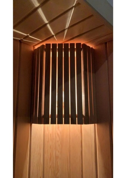 Kahverengi Ahşap Sauna Aydınlatma Aplikası, Doğal ve Şık Tasarım. fiyatları