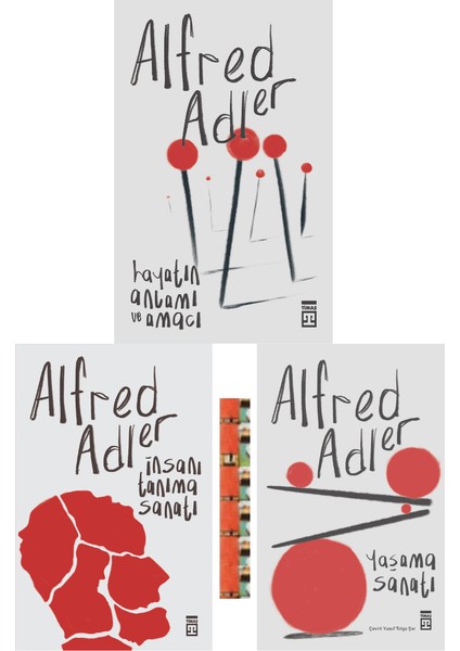 Hayatın Anlamı ve Amacı, Yaşama Sanatı, Insanı Tanıma Sanatı (3 Kitap)-Alfred Adler
