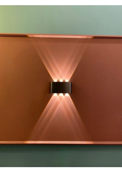 Çift Taraflı Günışığı Aplik Siyah, Şık ve Fonksiyonel Tasarım ile Ev Dekorunuza Şıklık Katın fiyatları