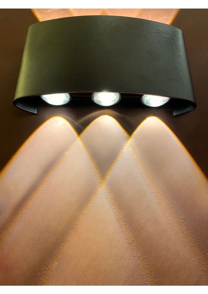 Çift Taraflı Günışığı Aplik Siyah, Şık ve Fonksiyonel Tasarım ile Ev Dekorunuza Şıklık Katın indirimleri