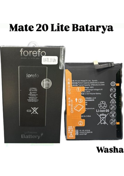 Mate 20 Lite Batarya Huawei P10 Plus / Mate 20 Lite Uyumlu Mucize Batarya Pil 3750 Mah
