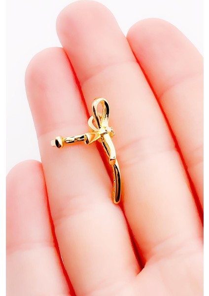 Zirkon Taşlı Sıkıştırma Fiyonk Kıkırdak Küpe ( Earcuff ) Piercing (1ADET) fırsatları