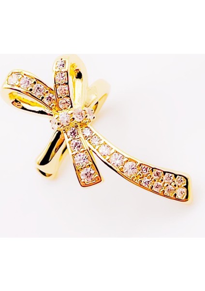 Zirkon Taşlı Sıkıştırma Fiyonk Kıkırdak Küpe ( Earcuff ) Piercing (1ADET) indirimleri