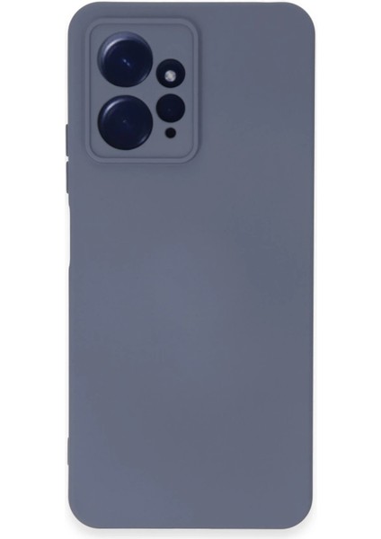 Xiaomi Redmi Note 12 4g Kılıf Nano Içi Kadife Silikon - Gri - YKD9287-8922