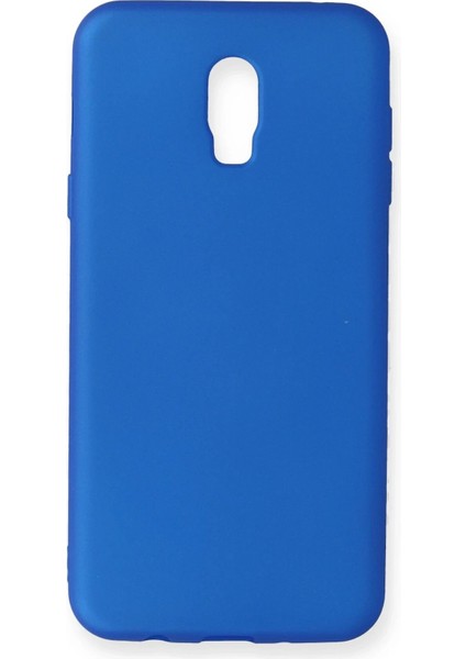 Samsung Galaxy C8 Kılıf First Silikon - Mavi - YKD1228-8123