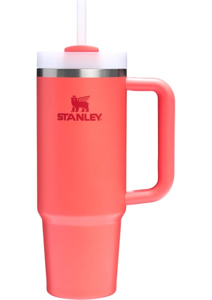 The Quencher H2.0 Flowstate Tumbler | 0,89 Litre (30 Oz) Hot Coral Pipetli Termos