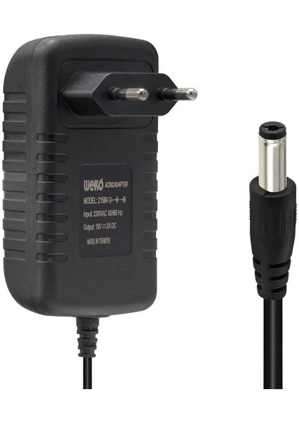 16 Volt - 2 Amper 5.5*2.5 Uçlu Yerli Üretim Power Jacklı Santral Adaptörü