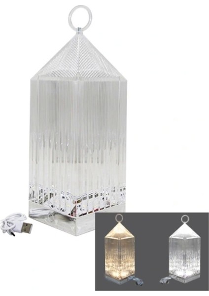 3 Renk LED Dokunmatik USB Masa Lambası, Şık ve Parlak Aydınlatma