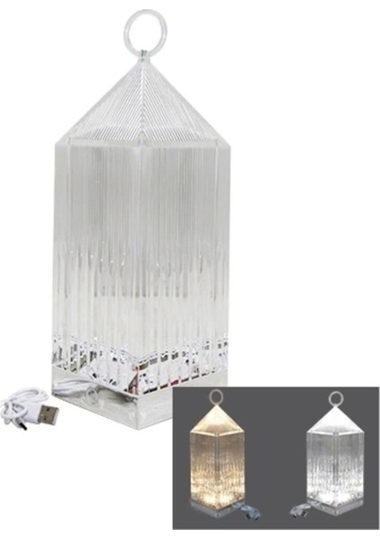 3 Renk LED Dokunmatik USB Masa Lambası, Şık ve Kullanışlı Tasarım