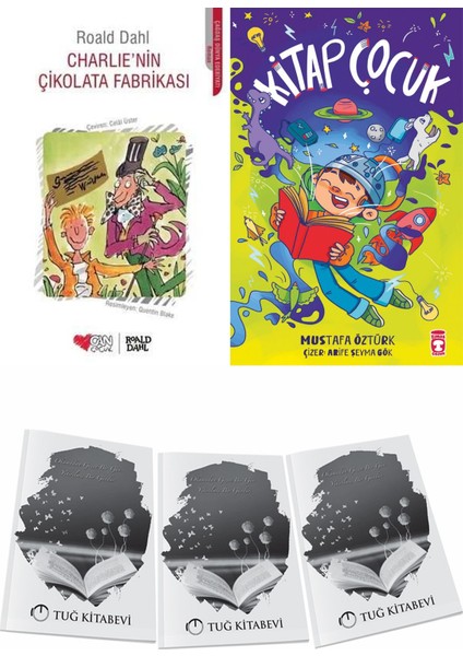 Charlie’nin Çikolata Fabrikası ve Kitap Çocuk + Hediyeli
