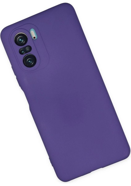 Xiaomi Poco F3 Kılıf Nano Içi Kadife Silikon - Mor - YKD2754-2697