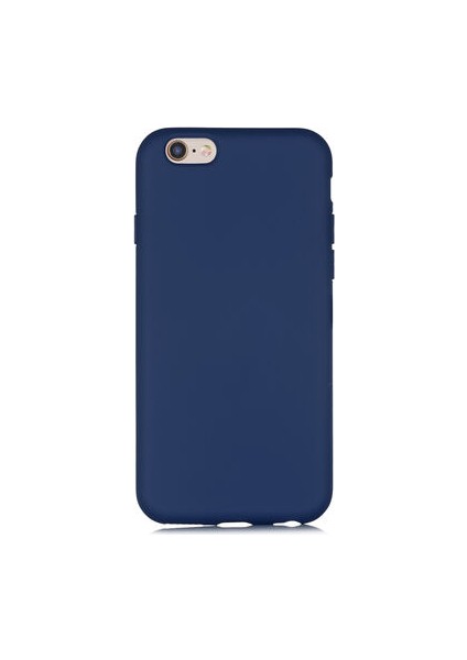 iPhone 6S Kılıf Kılıf İçi Kadifeli Esnek Kadifon Lansman Premium Silikon Case Cover