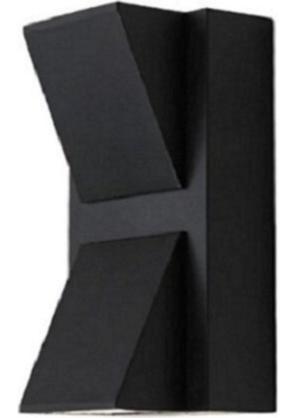 7W Rodos LED Dış Mekan Aplikası, Günışığı, Siyah, Dayanıklı ve Şık Tasarım