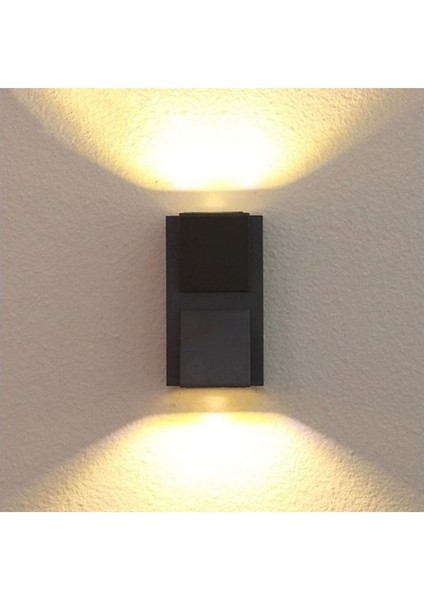 7W Rodos LED Dış Mekan Aplikası, Günışığı, Siyah, Dayanıklı ve Şık Tasarım fiyatları