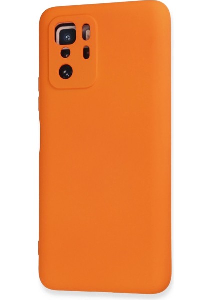 Xiaomi Poco X3 Gt Kılıf Nano Içi Kadife Silikon - Turuncu - YKD1604-8866
