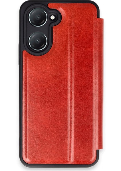 Vivo Y18 Kılıf Flip Cover - Kırmızı - YKD8104-1530