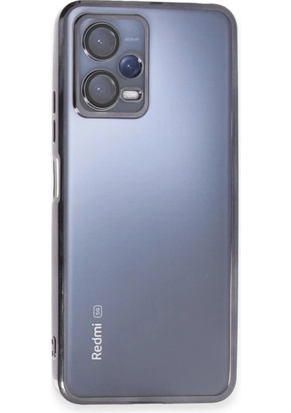 Xiaomi Redmi Note 12 5g Kılıf Lensli Silikon - Siyah - YKD5505-2213