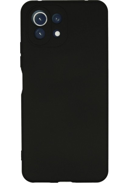 Xiaomi Mi 11 Lite Kılıf Nano Içi Kadife Silikon - Siyah - YKD2089-1356