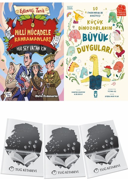 Milli Mücadele Kahramanları Her Şey Vatan Için ve Küçük Dinozorların Büyük Duyguları + Hediyeli