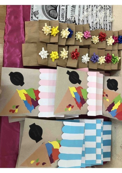 100 Adet Kraft Hediye Poşeti Ambalaj Paketi Şamua Kese Kağıdı 12X20CM