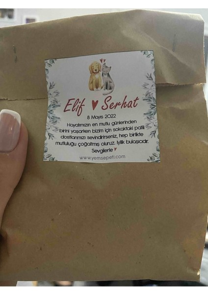 100 Adet Kraft Hediye Poşeti Ambalaj Paketi Şamua Kese Kağıdı 12X20CM
