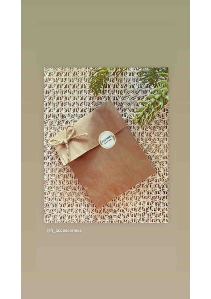 100 Adet Kraft Hediye Poşeti Ambalaj Paketi Şamua Kese Kağıdı 12X20CM