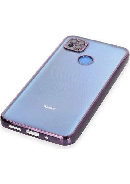 Xiaomi Redmi 9c Kılıf Lensli Silikon - Mor - YKD5436-3370