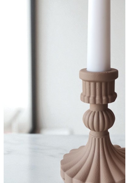 Vintage & Retro Şık Beton Şamdan Mumluk