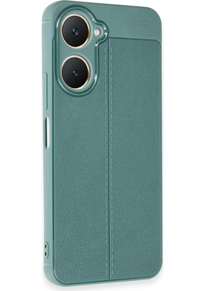 Vivo Y18 Kılıf Auto Focus Kapak - Koyu Yeşil - YKD6573-5750 modelleri