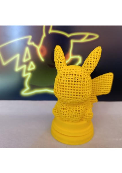 Sevimli Pikachu LED Tealight Lamba, Sıcak Sarı Işık, Yumuşak ve Şık Tasarım indirimleri