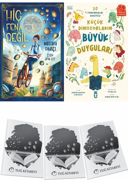 Hiç Fena Değil ve Küçük Dinozorların Büyük Duyguları + Hediyeli