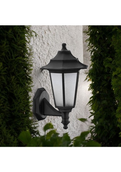 Siyah E27 Duy, Dekoratif Bahçe ve Teras Aydınlatması, Kapı Giriş Armatürü