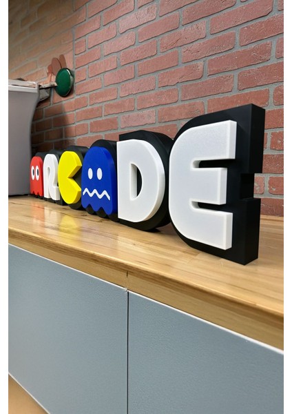Renkli Arcade Tasarımlı Gece Lambası, Eğlenceli ve Şık Tasarım modelleri
