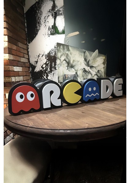Renkli Arcade Tasarımlı Gece Lambası, Eğlenceli ve Şık Tasarım indirimleri