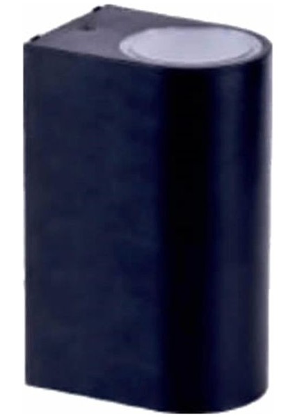 Şık Siyah Duvar Aplik, 2XGU10, Çift Yönlü, Modern Tasarım