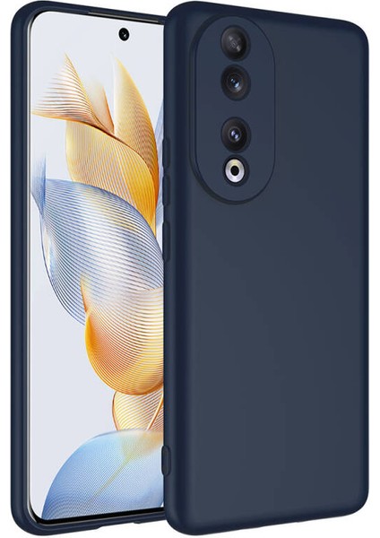 Honor 90 Kılıf Kılıf İçi Kadifeli Esnek Kadifon Lansman Premium Silikon Case Cover